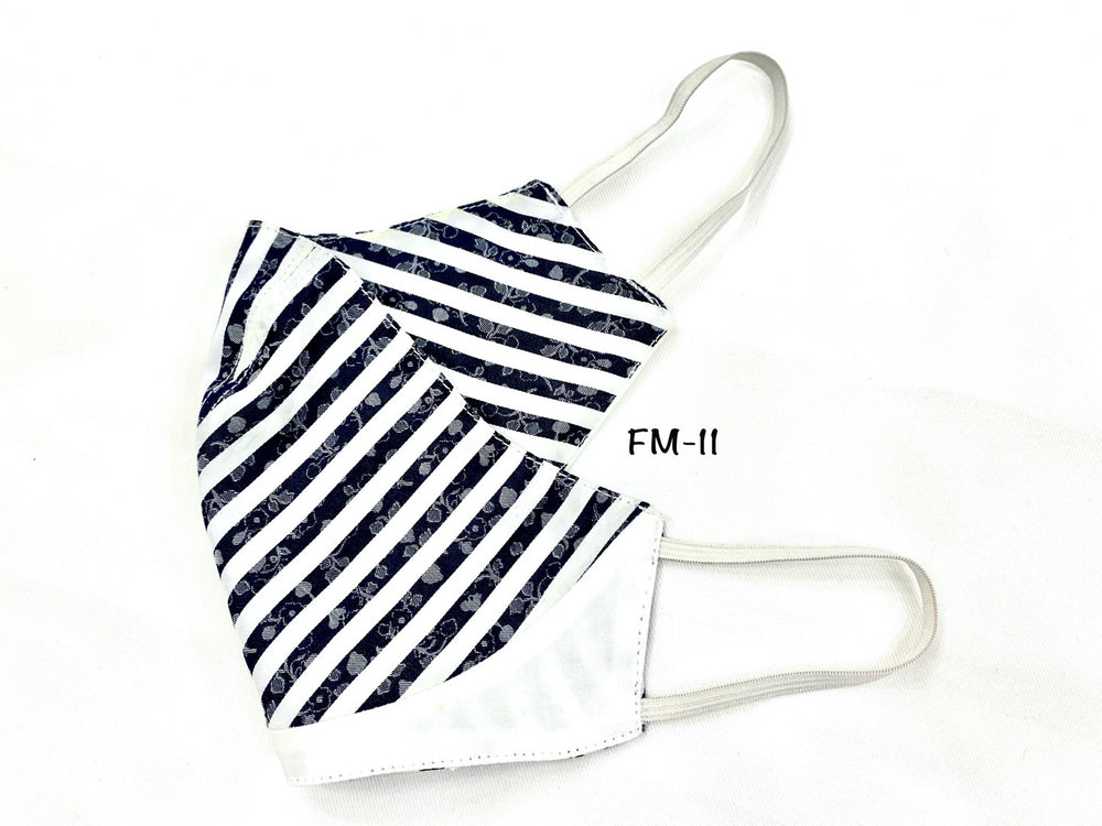Blue Jacquard Stripes (FM-11)
