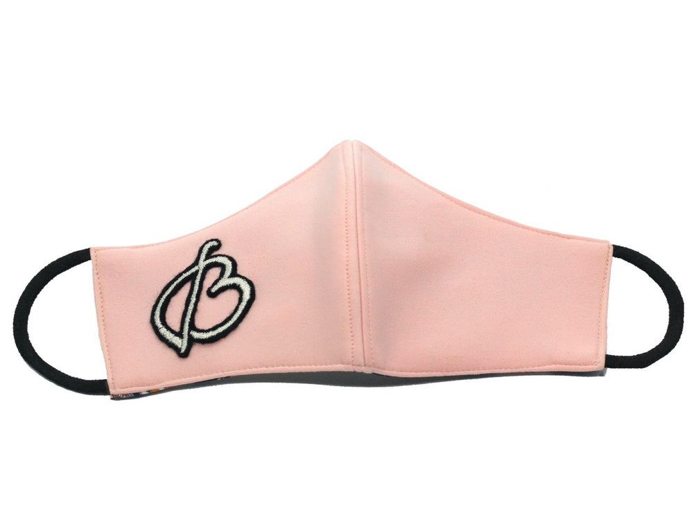 KIDS (3+) - Baby Pink With Silver Monogram (HBC-7)