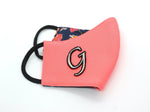 KIDS (3+) - Neon Coral With Silver Monogram (HBC-7)