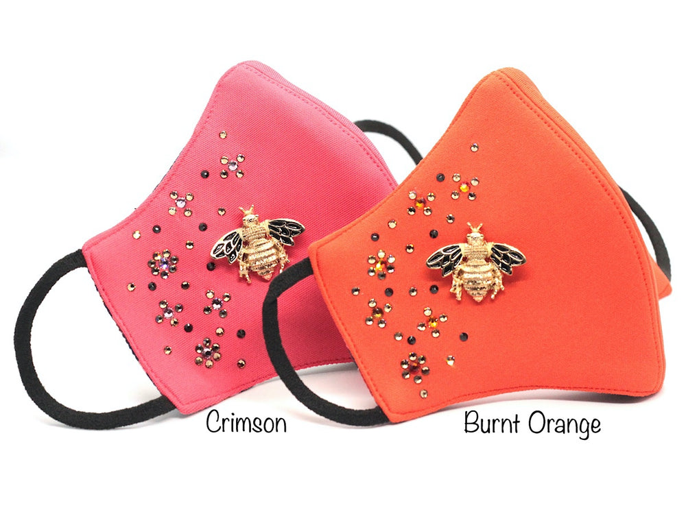 Burnt Orange Crystallised Bumble Bee **LIMITED EDITION** (HBF-26)